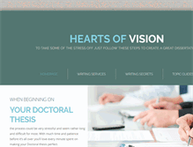 Tablet Screenshot of heartsofvision.com